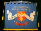 Colchester Organ Society banner.