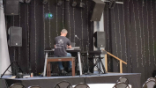 Sound check at South Yorkshire Keyboard & Organ Club