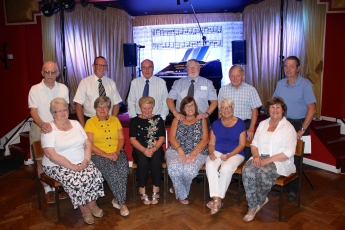 Our Committee. left to right Clive & Fran Fitchford, Tony Lawton (Chairman) Chris Lawton (Membership Secretary), Malcolm Wild (Secretary & Vice Chairman), Barbara Wild, Bill & Shirley Ford, Peter & Yvonne Rushton, Sue Bowers (Treasurer), Colin Bowers. 