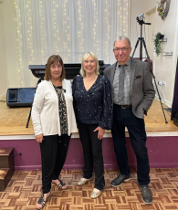 Liz Harrison with Vic & Carol