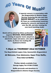 David Ingley Celebrates 40 Years In Music with Special FREE Duet Show