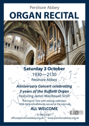 FREE Concert at Pershore Abbey