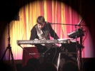 In concert with keyboards set up in organ format